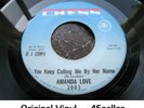 AMANDA LOVE promo 'You Keep Calling Me By Her Name' NM ORIGINAL Northern Soul 45