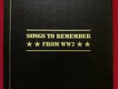 SONGS TO REMEMBER WW2 LP BOX SET RED VINYL RARE FRANKLIN MINT WORLD WAR II
