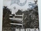 AS HE STANDS - RON GEESIN - 1973 ALBUM WITH SIGNED FLYER - TRANSLUCENT VINYL LP