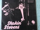 Shakin Stevens Two Hearts Mauve Coloured Vinyl Ex