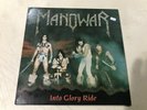 MANOWAR INTO THE GLORY RIDE MEGAFORCE RECORDS 1983 BLACK&RED LABEL EX/NEAR MINT