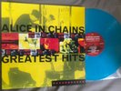 Alice In Chains Greatest Hits Neon Blue Colored Vinyl Unofficial Press