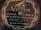 Victor 38090 King Oliver Or TOO LATE 78 rpm  VG++/V+  JAZZ 1929
