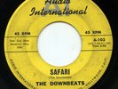 HEAR - Rare R&B Tittyshaker 45 - The Downbeats - Safari - Audio International