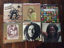 BOB MARLEY 6 LP LOT: Burnin, Survival, Rasta Vibration; Kaya, Trench Town, Rita