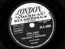 1959 EVERLY BROTHERS 78 POOR JENNY / TAKE A MESSAGE TO MARY HLA 8863 E
