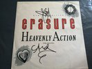 ERASURE HEAVENLY ACTION YELLOW BRICK MIX SIGNED 12