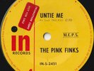 PINK FINKS 45: UNTIE ME b/w NOWHERE TO RUN  AUSSIE IN 2451  VG- & VG  PROMO 1965
