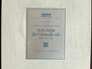 Rare Fournier Bach Solo Cello Suites 3LP Archiv SAPM 198 356 Germany Stereo ED1
