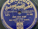 BILLIE HOLIDAY Long Gone Blues / Am I Blue? Columbia DS 1802 UK-1941 10