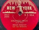 BILLIE HOLIDAY Strange Fruit / Fine and Mellow N.Y. 101 SWE-1940s 10