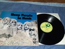 DEEP PURPLE  deep purple in rock  1970 -FIRST UK PRESS -HARVEST( NO EMI ) -N/M