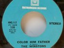 THE WINSTONS Color Him Father / Amen, Brother 45 RPM - Play Tested Strong VG *D5