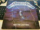 Metallica Ride The Lightning - Electra 60396-1 US press 1984 LP with inner VG/EX