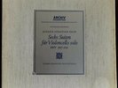 Rare Fournier Bach Solo Cello Suites 3LP Archiv SAPM 198 356 Germany Stereo ED2