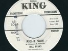Northern Soul - Mill Evans KING 6084 Right now / Why why why ?