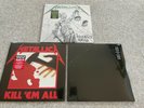 3 LP Vinyl Records of Metallica  And Justice for All Kill 'Em All and Metallica 
