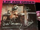 LAW AND ORDER Guilty of Innocence LP SIGNED AUTOGRAPHED BY THE BAND HAIR METAL
