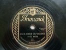 Buell Kazee prewar KY banjo early country Orphan Girl Poor Little Boy 78 record