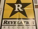 rare REVELATION RECORDS poster GORILLA BISCUITS YOUTH OF TODAY WARZONE NYHC