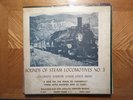 FOLKWAYS LP RECORD /SOUNDS OF STEAM LOCOMOTIVES NO. 3/VINTON WRIGHT/INSERT/VG+