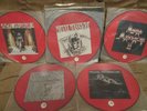 Metal Massacre 5 record Picture disc set by Metal Blade Box has been flattened