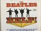 THE BEATLES HELP  SOUNDTRACK LP CAPITOL  RAINBOW RIM 1965 US LABEL VARIATION VG+