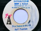 Roy Panton ?- The Same Old Life - Reggae 45 Blank JA