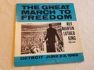 The Great March to Freedom Martin Luther King Detroit June 1963 vinyl record