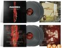 RAMBO LAST BLOOD - Soundtrack x2 LP Silver Vinyl Records OST Stallone Tyler NEW