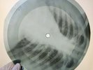 LED ZEPPELIN I CANT QUITE YOU  X-Ray USSR Record Roentgen Bones Ribs Music Vinyl