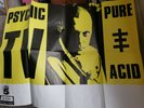 Vintage Psychic TV 'Pure Acid' Poster with Tekno Acid Beat LP/Genesis P-Orridge