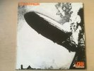 Led Zeppelin I 1969 Superhype credit Red/Plum A1/B1 orange lettering grey bar VG