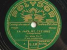 LA MOME PIAF la java de cezigue / mon apéro DISQUE 78 tours RPM POLYDOR 524.158