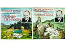 2 Vtg Maurice Evans Reads A.A. Milne's Winnie the Pooh and More LP Records 12