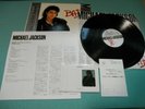 MICHAEL JACKSON Record LP BAD w/Post Card 1987 Japan 28?3P-800 ¥2800