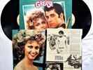 Grease 1978 Original Film Soundtrack Vinyl 12” LP Record with Press Cuttings etc