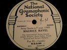 MAURICE RAVEL -THE NATIONAL GRAMOPHONIC SOCIETY  RARE 12