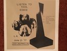 Led Zeppelin Listen To This Eddie 2X RED Vinyl LP #53/500 MINT **LOOKS NEW **