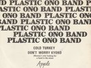 JOHN LENNON 'COLD TURKEY' SWEDEN PS 45
