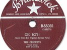 1957 BUDDY HOLLY & the Crickets Rock’n Roll 78 RPM Record. Oh Boy