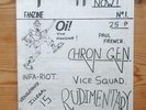 APOCALYPSE NOW  #1 UK 1981 RARE ORIG Oi PUNK FANZINE CHRON GEN RUDIMENTARY PENI