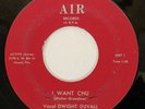 DWIGHT DUVALL I Want Chu/ Those Doggone Mosquitoes R&B Popcorn Teen Song Poem 45