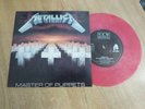 METALLICA - MASTER OF PUPPETS - RED MARBLED VINYL - 7