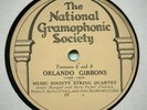 ACOUSTIC TEN INCH ENGLISH NGS: ORLANDO GIBBONS/ EUGENE GOOSSENS (1925)