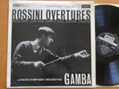 SXL 2266 Rossini Overtures Gamba London Symphony 1961 EXCELLENT Decca NB
