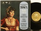 EMI SAN 149-150 white angel, Callas, Puccini, Tosca, Bergonzi, Gobbi, Pretre