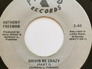 70s Soul 45 Rare - Anthony Freeman - Drivin Me Crazy - Pyramid - Hear
