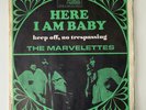 MARVELETTES HERE I AM BABY/ KEEP OFF, NO TRESPASSING FRENCH P/S 45 VINYL
