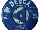 DERRY HART AND THE HARTBEATS COME ON BABY TRI DECCA1959 RARE BRITISH ROCK N ROLL